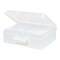IRIS USA 4" x 6" Photo Storage Box with Handle and 16 cases, Craft Organizers and Storage Cases for Pictures, Clear
